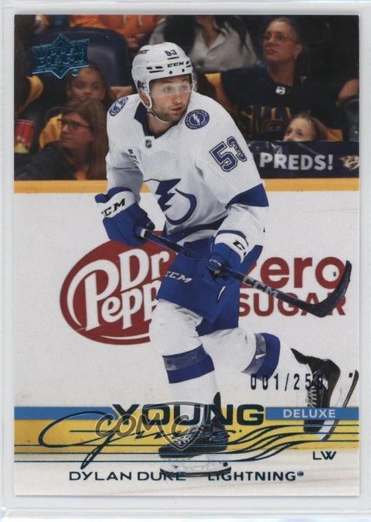 2025-26 Upper Deck Series 1 Young Guns Deluxe 1/250 Dylan Duke #249 1kc8