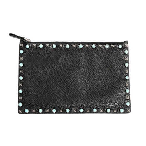 Valentino Clutch Bag MW2P0565VQA Black Men's Used A Grade