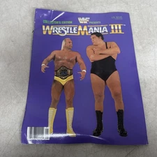 WRESTLEMANIA III: COLLECTOR'S EDITION - NEWSSTAND HULK HOGAN & ANDRE THE GIANT