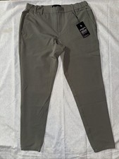 Tailored Athlete Fit Everyday Tech Pants In Olive Large