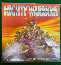 Mighty Warriors board game. 1991 Games Workshop.  Nearly complete.