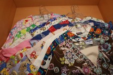 Lot of 13 Nurses Scrubs Smocks Tops Mixed Brands Patterns 12 Size Small 1 XS