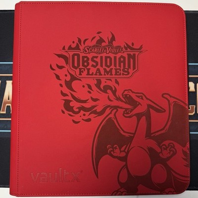 TheUnluckyCollector - Pokemon Obsidian Flames Laser Engraved Vault X Binder