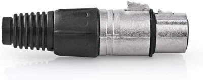 NEDIS Embrague XLR 4 polos. Mujer