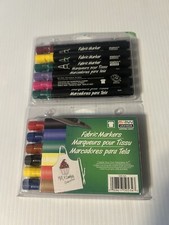 2 6 packs of Marvy Uchida Fabric Markers 530-6A New in Package.