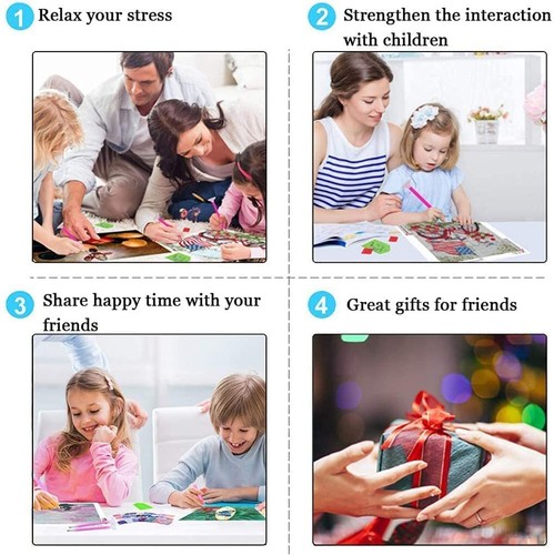 	KEUASDV Owl Forest 5D Diamond Painting Kit 12x16 inch	 - Afbeelding 4 van 7