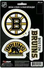 Boston Bruins Team ProMark Die-Cut Decal Stickers 3Pack
