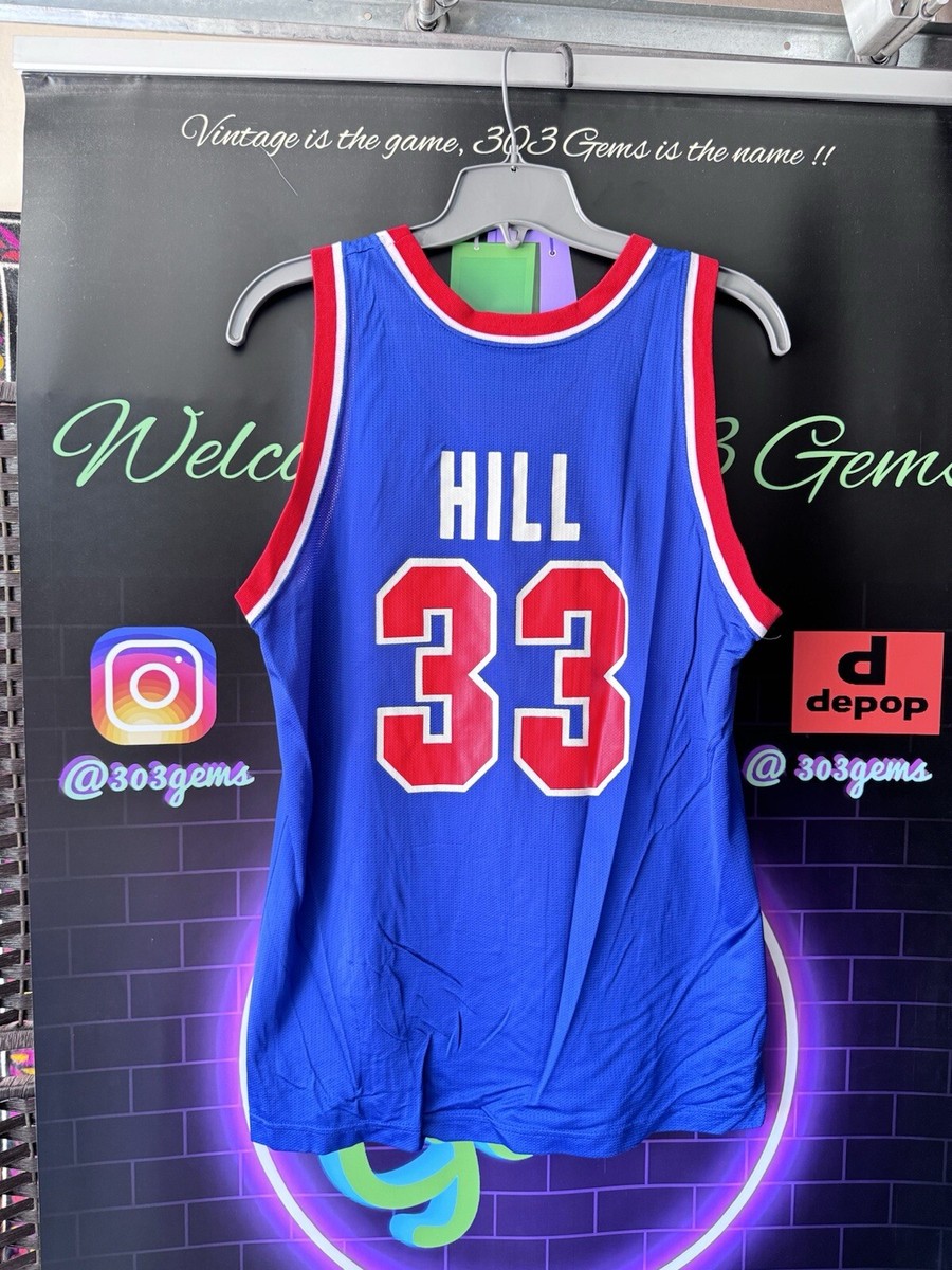 『希少』NIKE デトロイト　ピストンズ　ユニフォーム　33 HILL ナイキ 希少』NIKE デトロイト ピストンズ ユニフォーム 33 HILL ナイキ