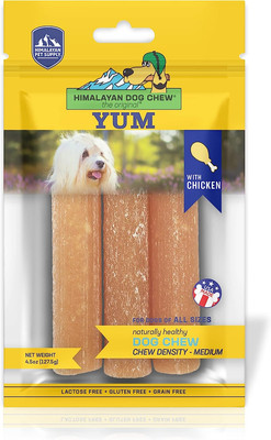 Original Yak Cheese Dog Chews, 100% Natural, Long Lasting, Gluten Free, Healthy 