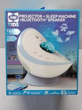 Sealy Kids Sleep Machine - Projector + Sound Machine W/ Bluetooth Speaker