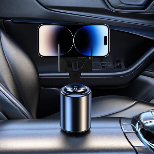 Car Cup Holder Mount W/ Phone Holder Car Table Organized Drink For Car-Truck - Photo 4 sur 10