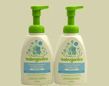 2 X BabyGanics Baby Foaming Shampoo Body Wash Fragrance Free 16 oz.