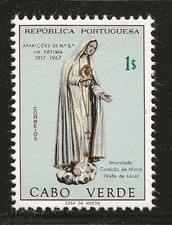 Cap Vert Scott #341, set complet unique 1967 FVF MNH