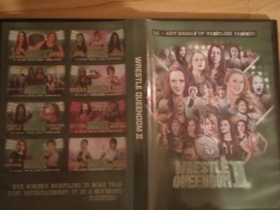 DVD EVE Riot Girls of Wrestling Wrestle Queendom II WWE ECW TNA AEW WCW AEW GLOW