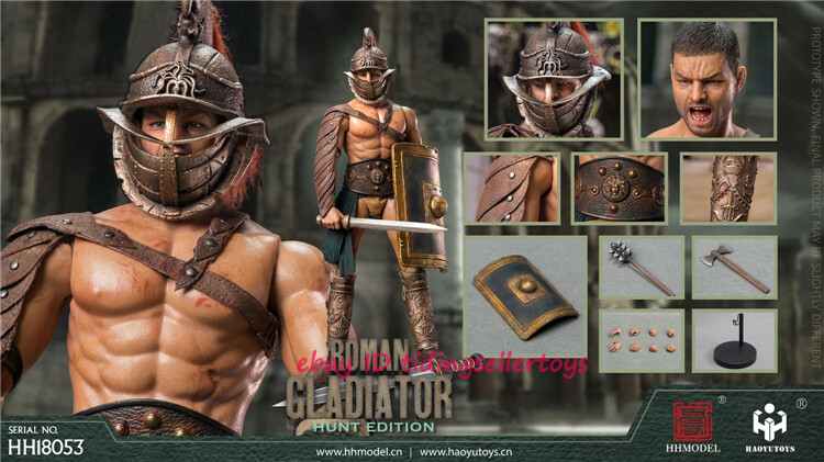 HHMODEL HAOYUTOYS Imperial Legion Series - Roman Gladiators Hunt 1