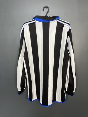 NEWCASTLE UNITED 2000/2001 HOME FOOTBALL LONG SLEEVE ADIDAS