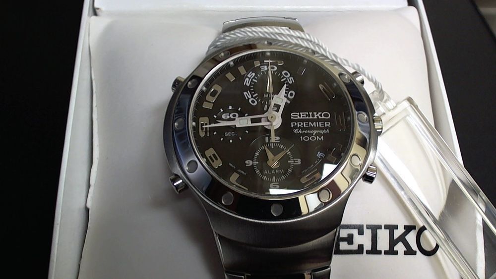 Seiko sdwg21 premier vintage zafiro crono alarma coleccionista  mejorofertareloje