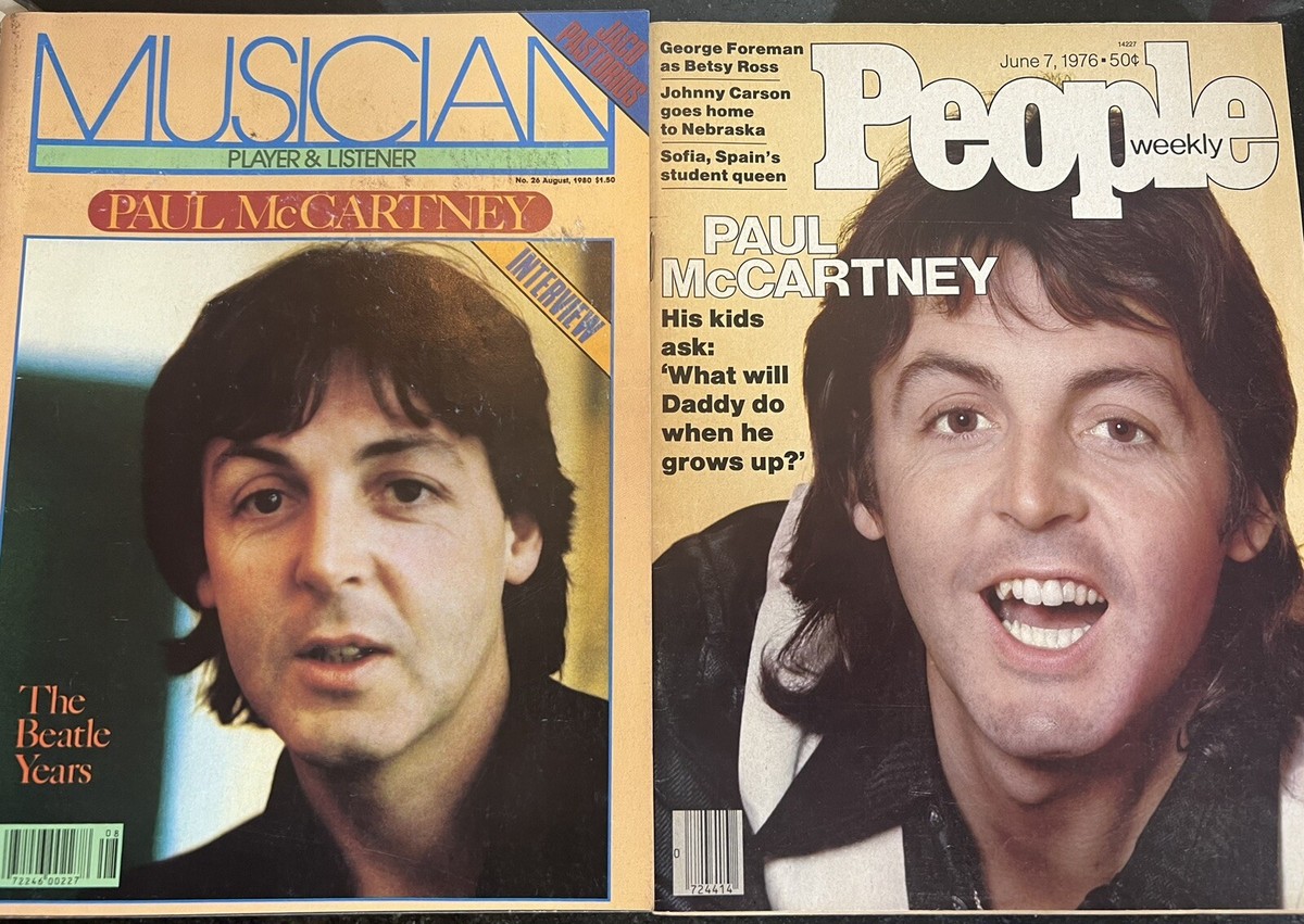 Paul McCartney Musician No 26 August 1980 & People Weekly June 7