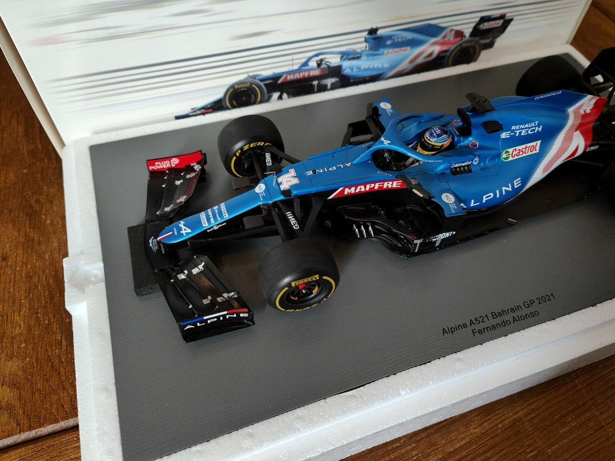 Spark 1:18 Fernando Alonso Alpine A522 #14 Bahreïn GP formule 1 2022
