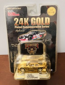1998 Racing Champions 1:64 NASCAR 24K gold plated #90