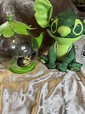 Disney Lilo & Stitch Peluche Tierra Limitada y GRAN TETERA CAMPANILLA