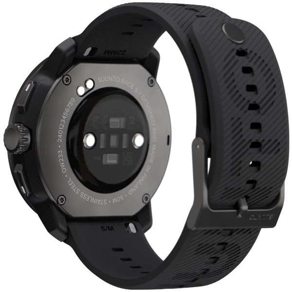 Suunto RACE S ALL BLACK 45mm Silicone Band GPS Smartwatch SS051093000 - Image 4 of 4
