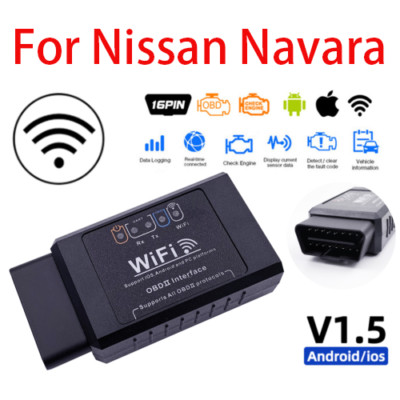 WiFi OBD2 ELM 327 Auto Scanner Werkzeug Android iOS Fehlercodeleser passt für Navara