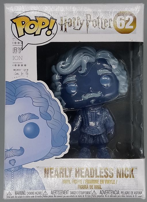#62 Nick Casi Decapitado-Harry Potter-Caja Dañada Funko Pop Con Protector