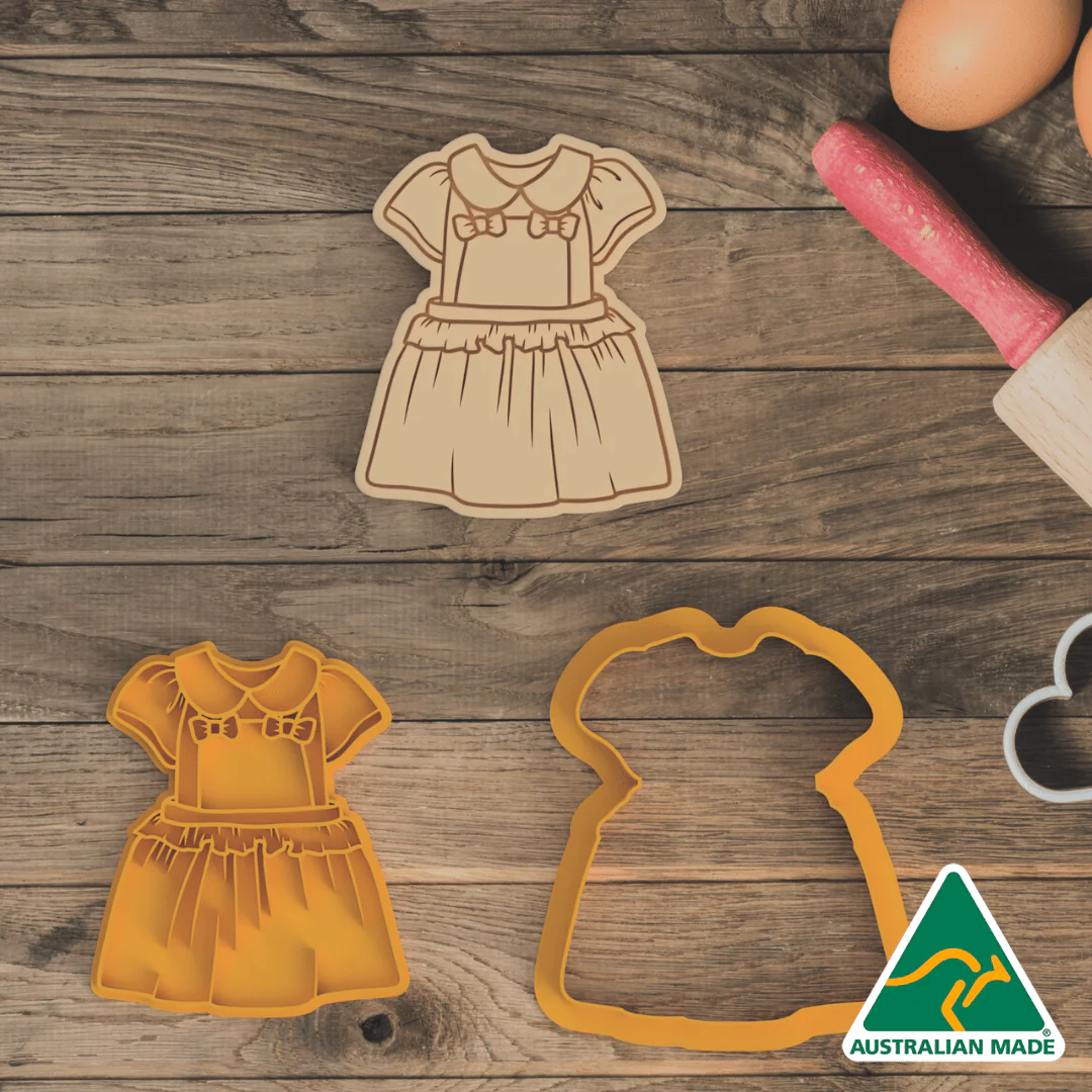 Baby Girl Dress Cookie Cutter and Embosser Stamp eBay