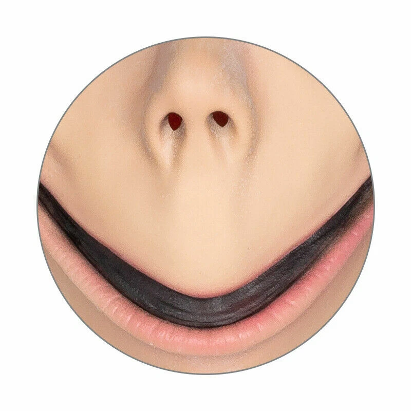 MOMO MASK Latex Full Mask w/Hair Horror Clown Joker Cosplay Halloween Costume - Image 3 of 4