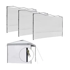 KAMPKEEPER Instant 10X10 Canopy Sidewalls with Zipper for Pop Up Canopy Frame...