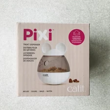 Cat Catit Pixi  Treat Toy  Treats or dry food Dispenser Interactive  3.9" x 3.1"