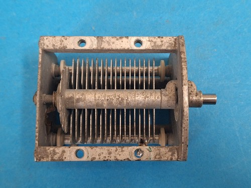 80pF Air dielectric variable capacitor ~ For high power RF ~ H. I. Co. USA - Zdjęcie 3 z 12
