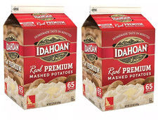 2PK- Idahoan Mashed Potatoes Easy Instant Tasty Homemade Food Bulk Box 2X 3.25Lb