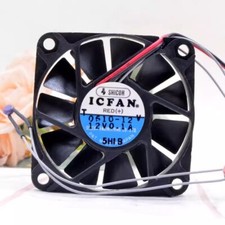 ICFAN 0610-12 DC12V 0.10A 6CM Silent Cooling Fan