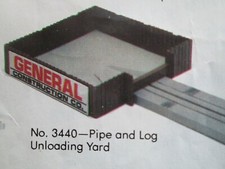 Tyco US-1 Slot Car Accessory No. 3440 Pipe and Log Unloading W Instructions
