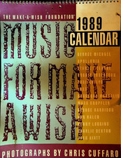Music for Make a Wish 1989 Calendar George Michael Van Halen Apollonia INXS