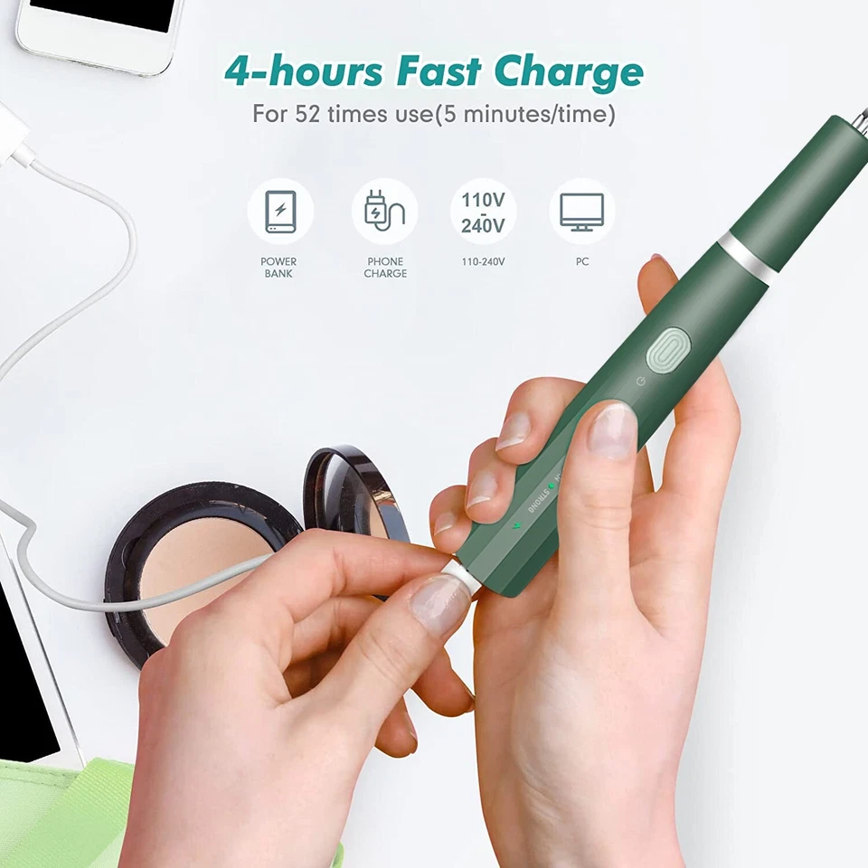 Ultrasonic Tooth Cleaner Kit Dental Plaque Calculus Stain Remover Teeth Cleaning - Image 4 of 4