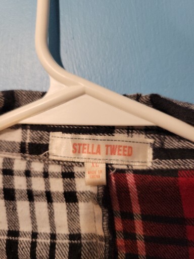 Stella Tweed Womens Split Pattern Plaid Flannel B… - image 5
