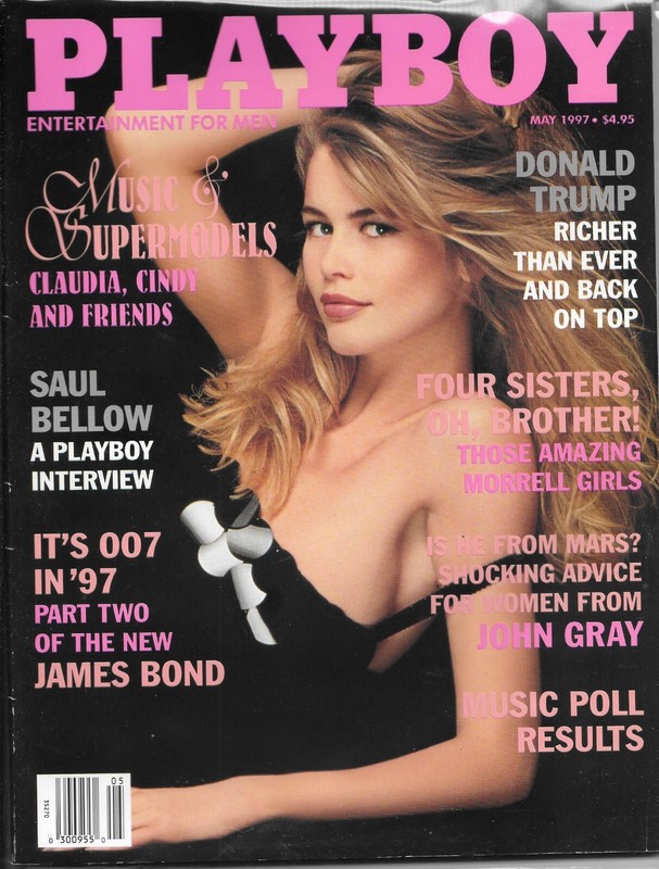 Playboy Magazine May 1997 Lynn Thomas BUNNY COMPLETE Claudia Schiffer Cindy Craw