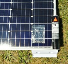 50 WATT SOLAR PANEL KIT DIY BOAT CARAVAN VW CAMPER MOTORHOME BEACH HUT BONGO 50W