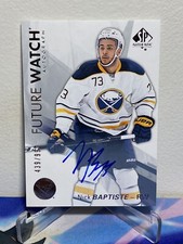 2016-17 UD SP AUTHENTIC NICK BAPTISTE #167 FUTURE WATCH ROOKIE AUTO 439/999
