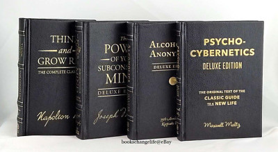PSYCHO-CYBERNETICS, THINK & GROW RICH, POWER OF SUBCONSCIOUS MIND +1 Deluxe Set