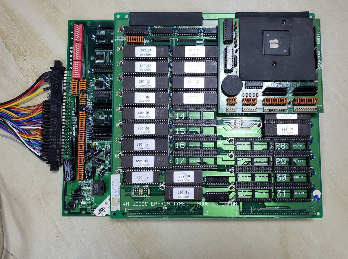 Street Fighter 2 Champion Edition CPS Board PCB Arcade Video Street Fighter 2 Champion Edition CPS Board PCB Arcade Video