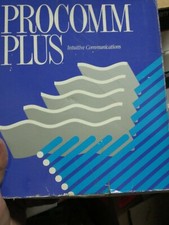 Vintage Procomm Plus Internet Software Box, Manuals  Disks NEW open box 2.0