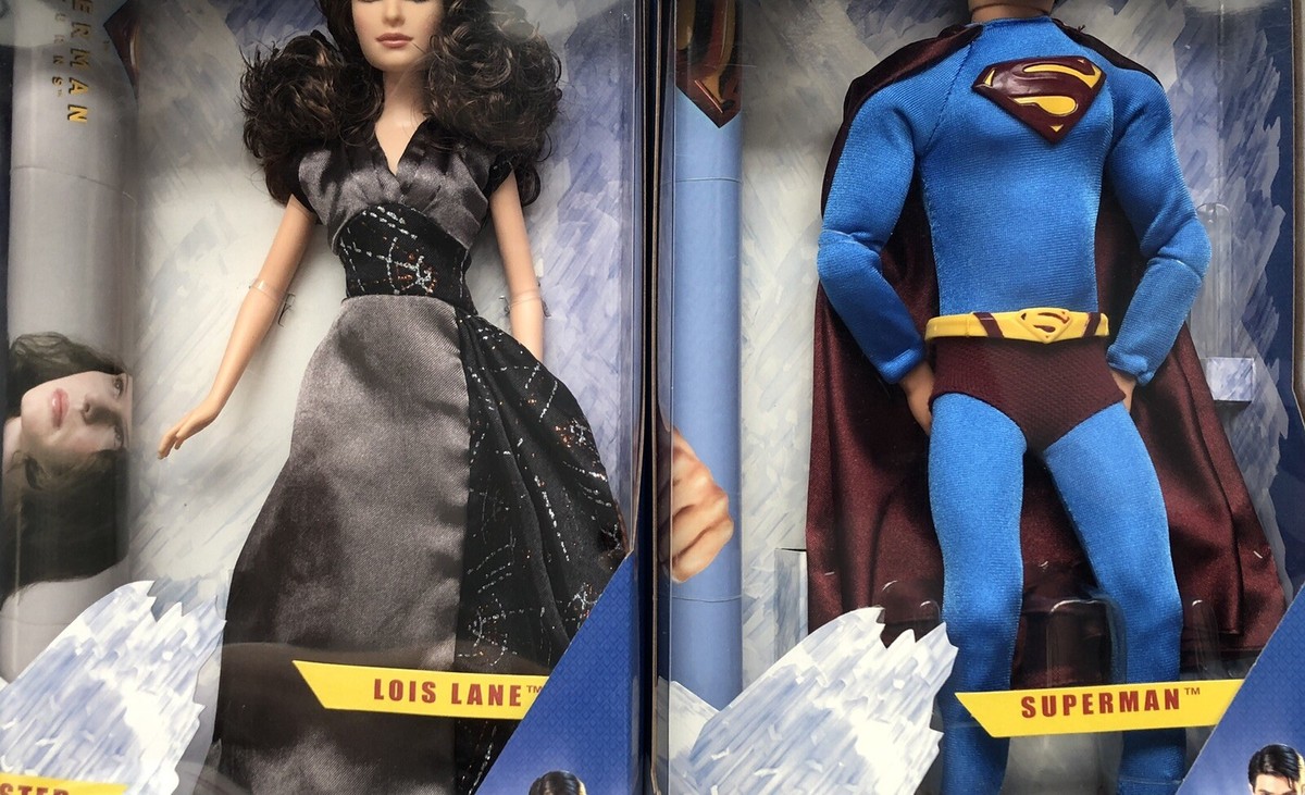 Superman And Lois Lane - Superman Returns Barbie & Ken Dolls, New