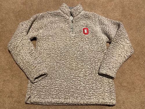 Ohio State Buckeyes Tan Sherpa Fleece 