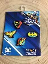 Dc Comics Justice League Crocs Jibbitz Charms Brand New