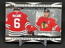 2023-24 UD Tim Hortons Hockey Triumphs #HT-7 JONATHAN TOEWS - Chicago Blackhawks
