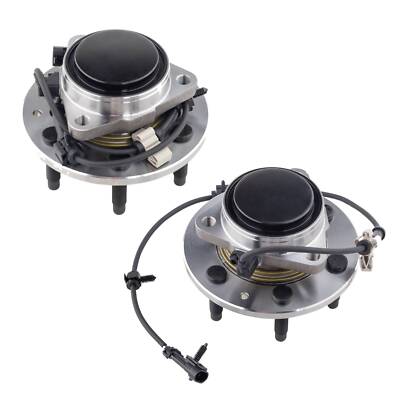 2WD Front Wheel Bearing Hubs for Chevy GMC Silverado Sierra 1500 Yukon Tahoe x 2